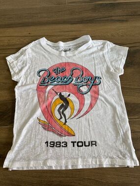 White Beach Boys Burnout T-Shirt